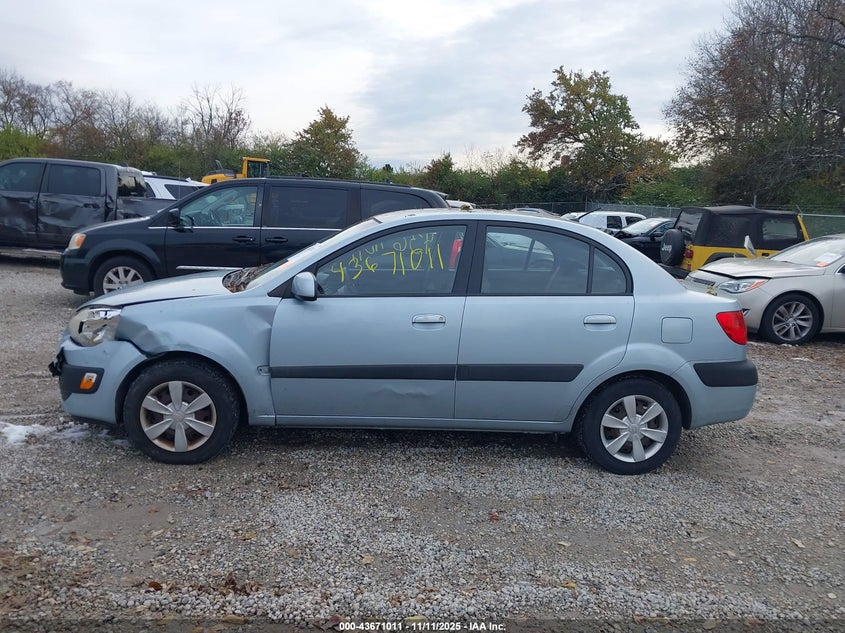 2006 Kia Rio Lx VIN: KNADE123766158757 Lot: 43671011
