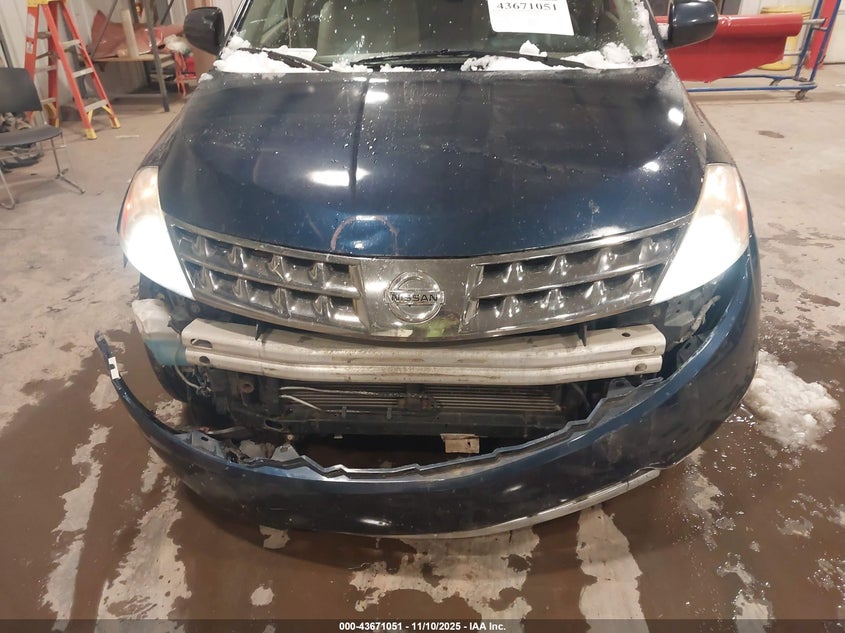 2006 Nissan Murano Sl VIN: JN8AZ08W36W517239 Lot: 43671051