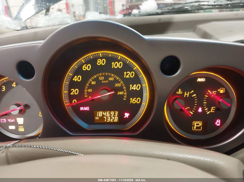 2006 Nissan Murano Sl VIN: JN8AZ08W36W517239 Lot: 43671051