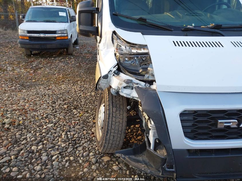 2019 Ram Promaster 2500 High Roof 136 Wb VIN: 3C6TRVCG9KE534012 Lot: 43671054