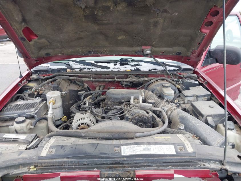 2000 Oldsmobile Bravada VIN: 1GHDT13WXY2225485 Lot: 43671063