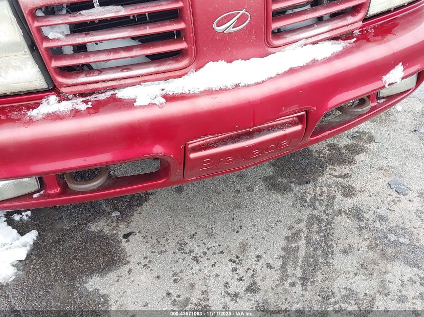 2000 Oldsmobile Bravada VIN: 1GHDT13WXY2225485 Lot: 43671063