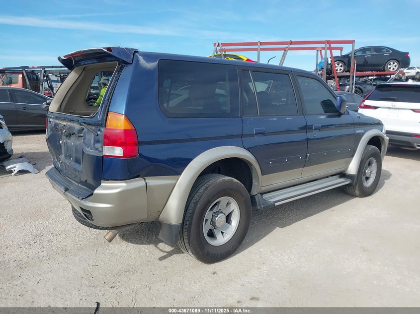 JA4LS31H9YP037137 2000 MITSUBISHI MONTERO SPORT photo no. 4