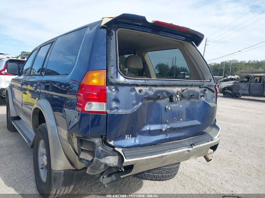 2000 Mitsubishi Montero Sport Ls/Xls VIN: JA4LS31H9YP037137 Lot: 43671089