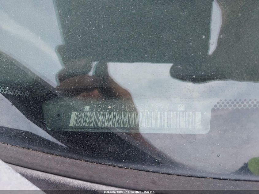 2009 Chevrolet Silverado 1500 Lt VIN: 1GCEK29009Z278954 Lot: 43671090