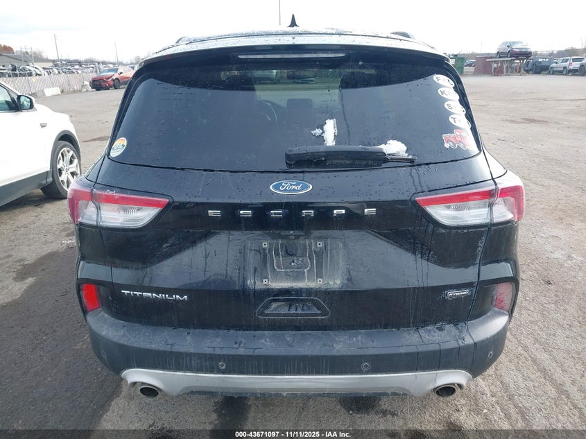 2020 Ford Escape Titanium Hybrid VIN: 1FMCU0DZ0LUB20786 Lot: 43671097