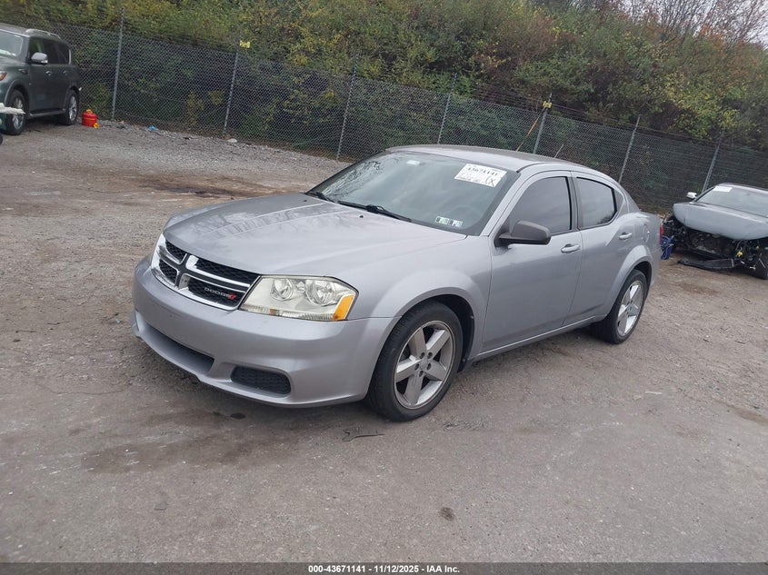 1C3CDZAB1DN632072 2013 DODGE AVENGER photo no. 2