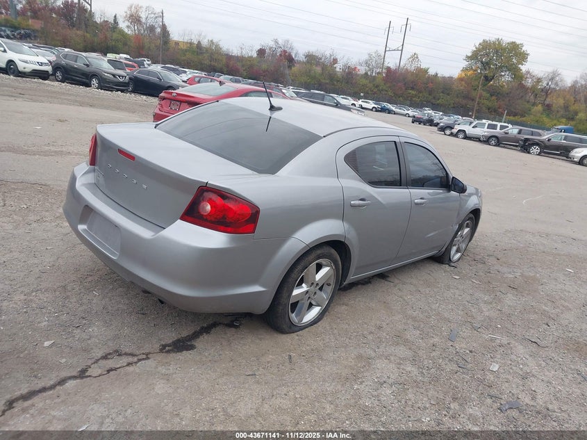 1C3CDZAB1DN632072 2013 DODGE AVENGER photo no. 4