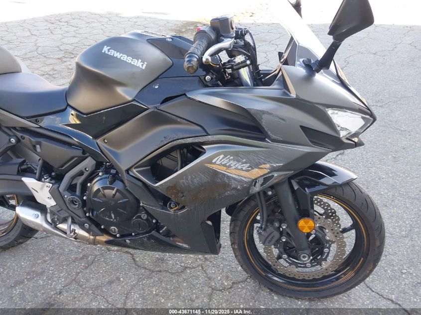 2023 Kawasaki Ex650 R VIN: ML5EXER17PDA89947 Lot: 43671145