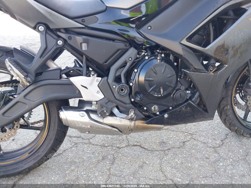 2023 Kawasaki Ex650 R VIN: ML5EXER17PDA89947 Lot: 43671145