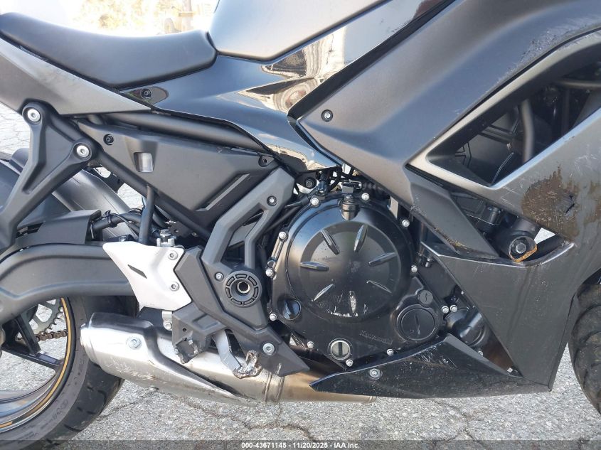 2023 Kawasaki Ex650 R VIN: ML5EXER17PDA89947 Lot: 43671145