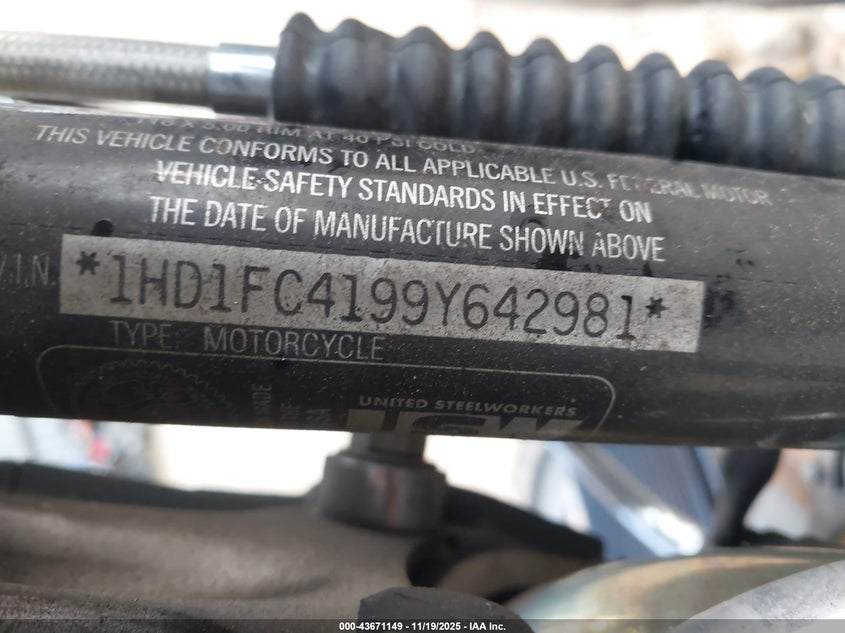 2009 Harley-Davidson Flhtcu VIN: 1HD1FC4199Y642981 Lot: 43671149