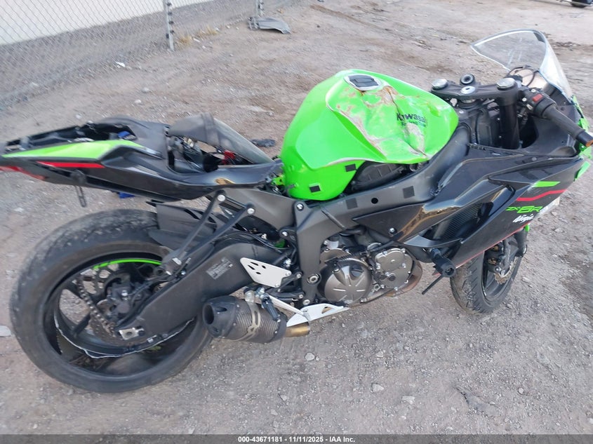 2022 Kawasaki Zx636 K VIN: JKBZXJG1XNA020397 Lot: 43671181