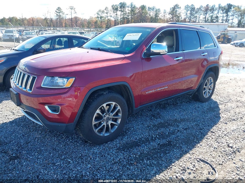 1C4RJFBG1FC631879 2015 JEEP GRAND CHEROKEE photo no. 2