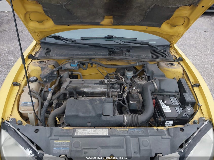 2004 Pontiac Sunfire VIN: 1G2JB12F847162420 Lot: 43671244