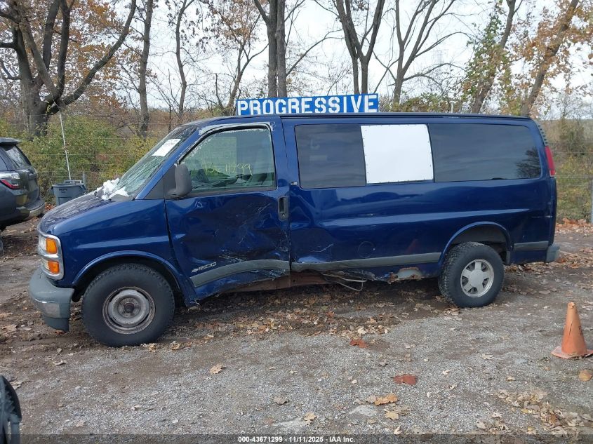 2000 Chevrolet Express VIN: 1GNFG15M7Y1191016 Lot: 43671299