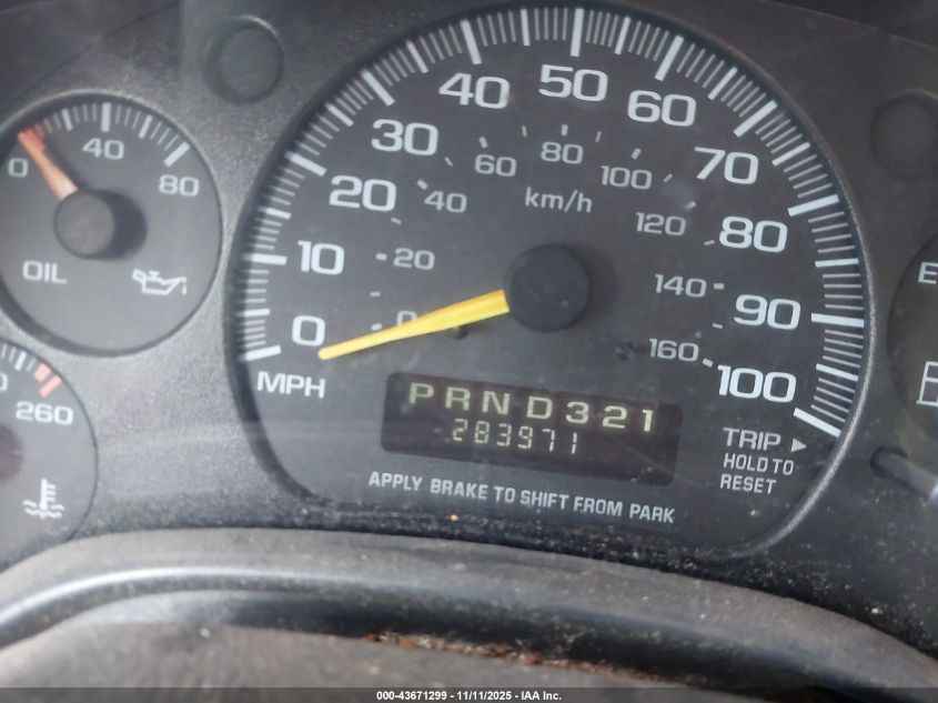 2000 Chevrolet Express VIN: 1GNFG15M7Y1191016 Lot: 43671299