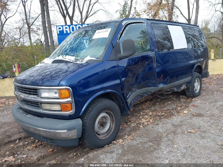 2000 Chevrolet Express VIN: 1GNFG15M7Y1191016 Lot: 43671299