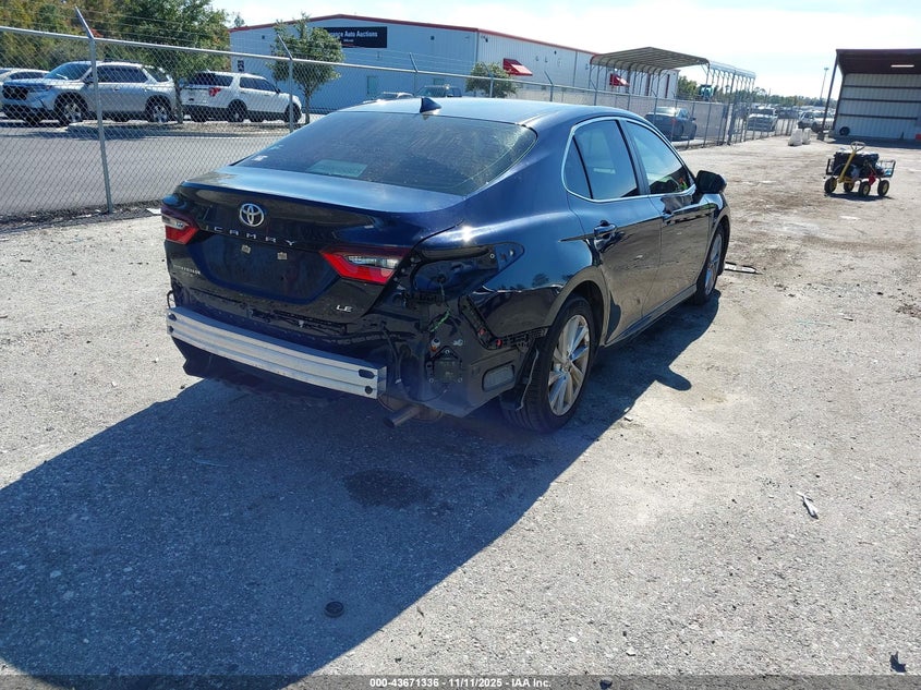2022 TOYOTA CAMRY LE 4T1R11AK4NU690485