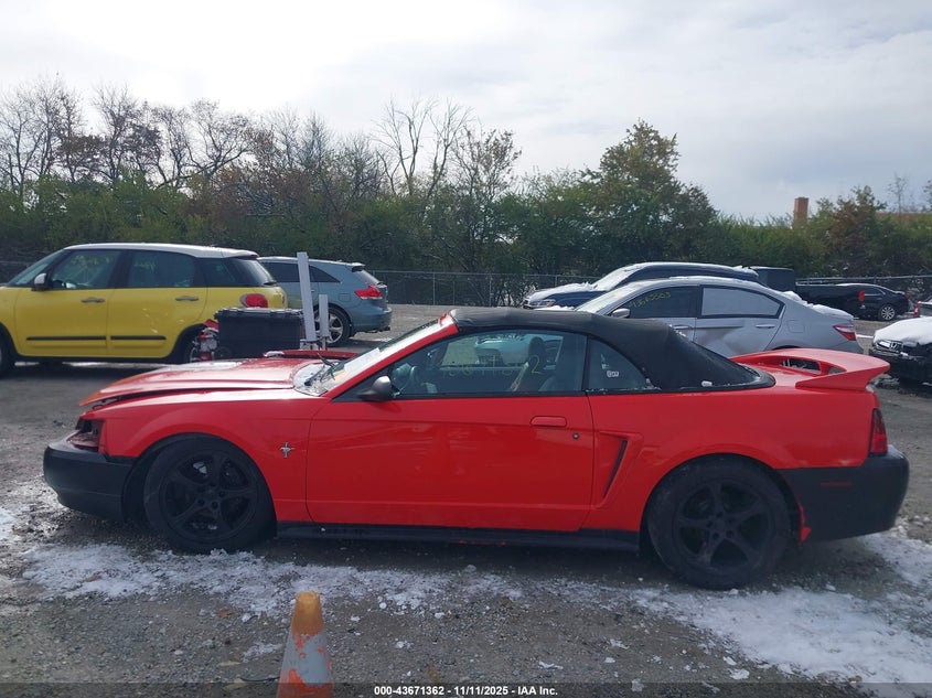 2001 Ford Mustang VIN: 1FAFP44451F142732 Lot: 43671362