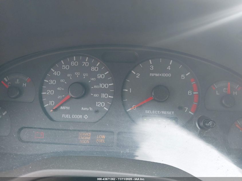 2001 Ford Mustang VIN: 1FAFP44451F142732 Lot: 43671362