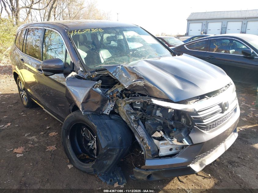 2016 HONDA PILOT EX-L - 5FNYF6H57GB026921