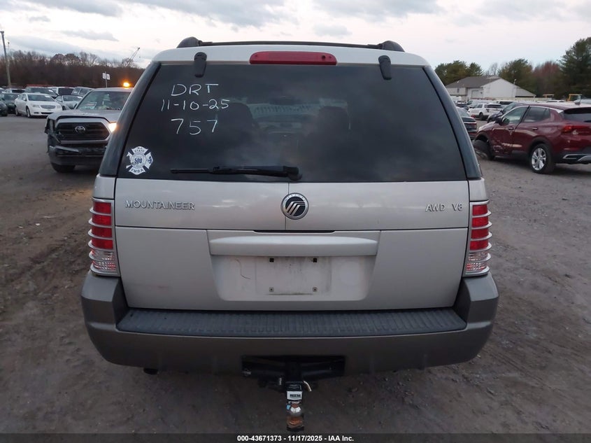 2004 Mercury Mountaineer VIN: 4M2ZU86WX4UJ11329 Lot: 43671373