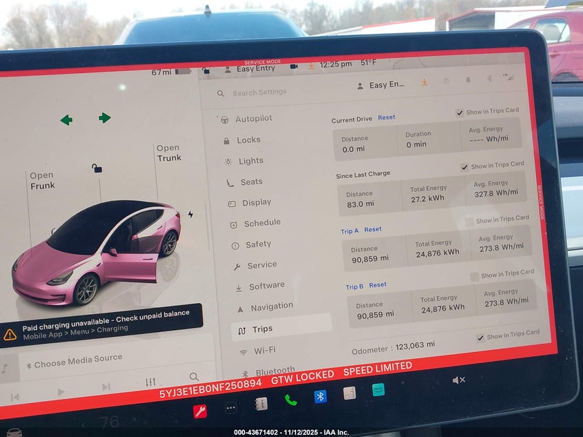 2022 Tesla Model 3 Long Range Dual Motor All-Wheel Drive VIN: 5YJ3E1EB0NF250894 Lot: 43671402