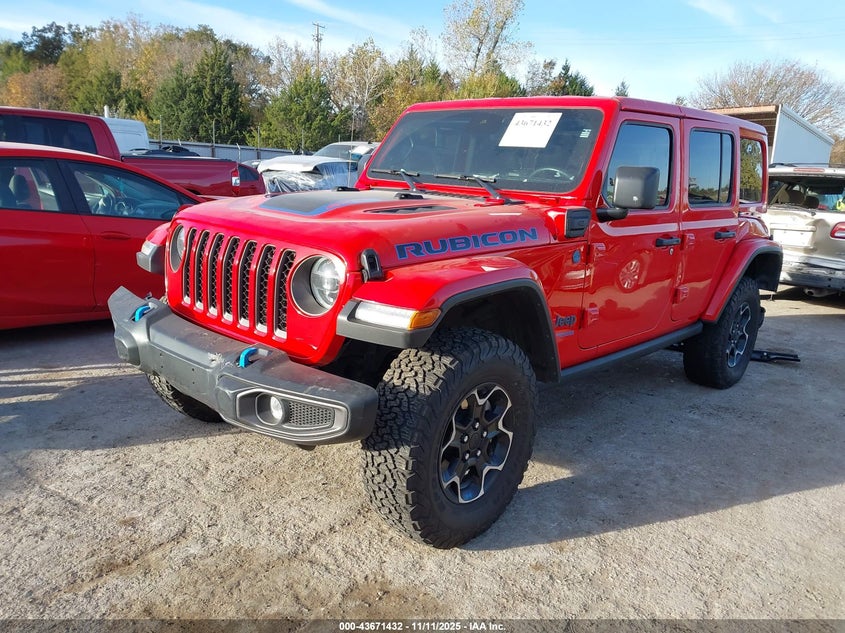 2022 JEEP WRANGLER 4XE auction photo 2