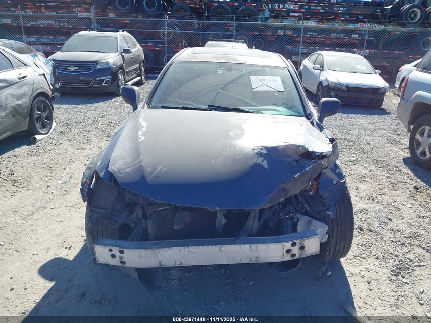 2007 Lexus Is 250 VIN: JTHBK262075050612 Lot: 43671448