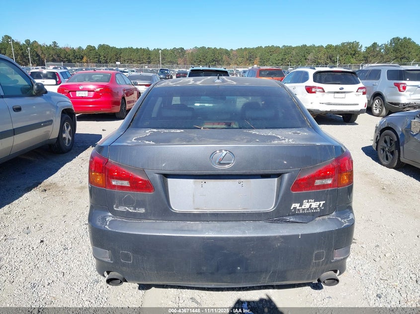 2007 Lexus Is 250 VIN: JTHBK262075050612 Lot: 43671448
