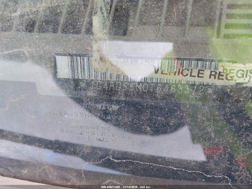 1996 Buick Century Special/Custom/Limited VIN: 1G4AG55M0T6463312 Lot: 43671450