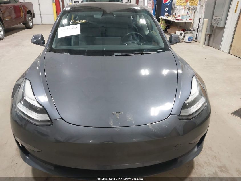 2022 Tesla Model 3 Long Range Dual Motor All-Wheel Drive VIN: 5YJ3E1EB8NF289538 Lot: 43671453