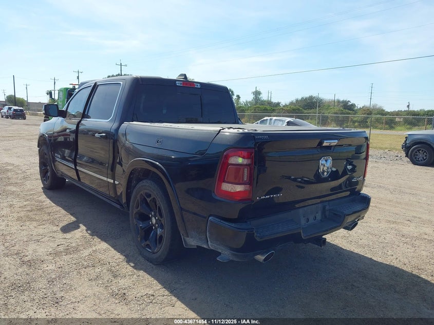 Vin: 1c6srfht4kn793557, lot: 44166683, ram 1500 limited  4x4 5'7 box 20193