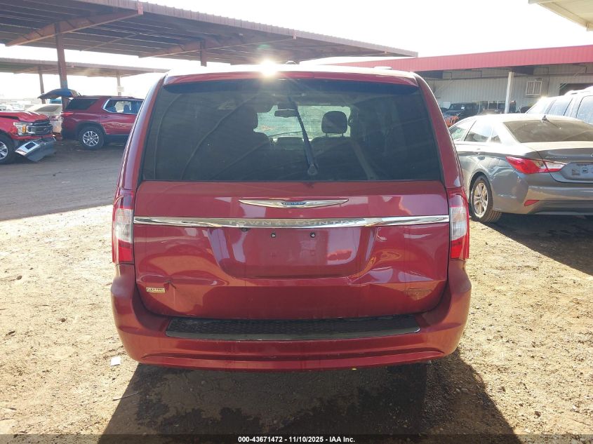 2016 Chrysler Town & Country Touring VIN: 2C4RC1BG9GR158044 Lot: 43671472