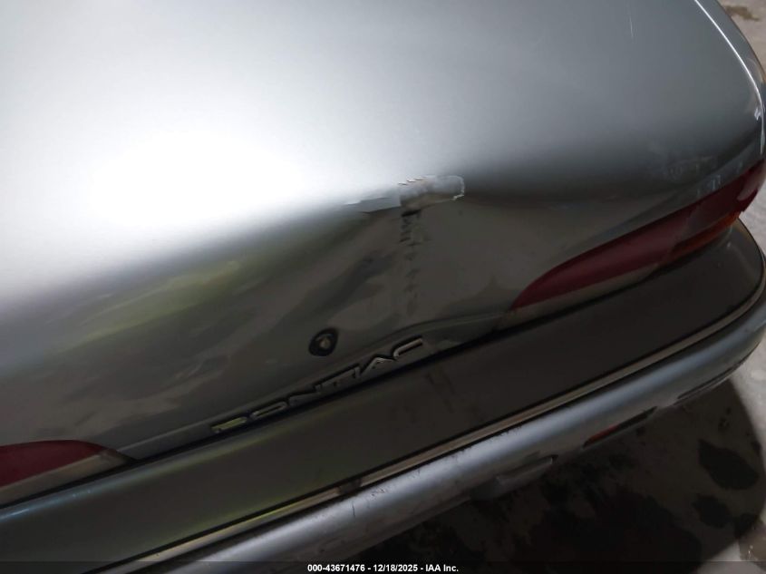 1995 Pontiac Bonneville Se VIN: 1G2HX52K6S4275320 Lot: 43671476