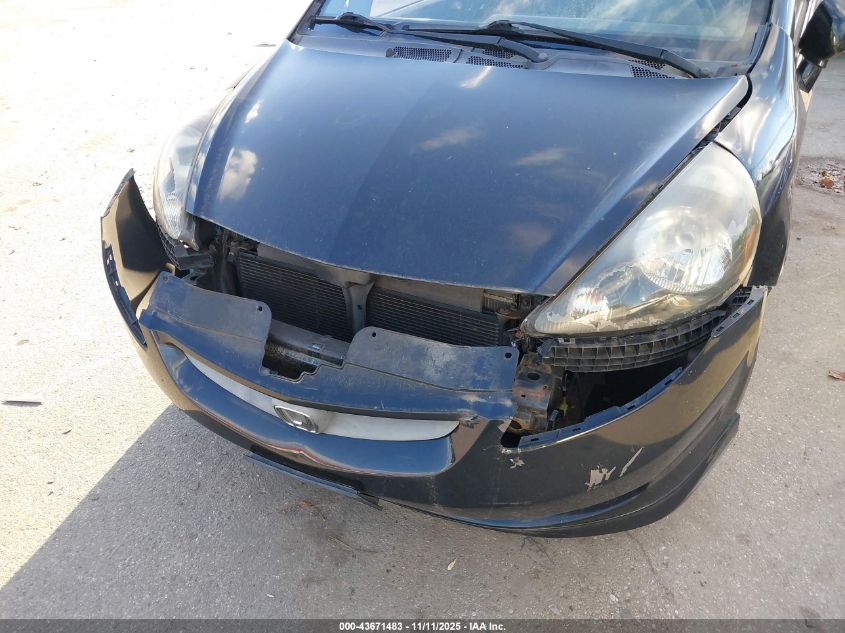 2008 Honda Fit Sport VIN: JHMGD37688S033244 Lot: 43671483