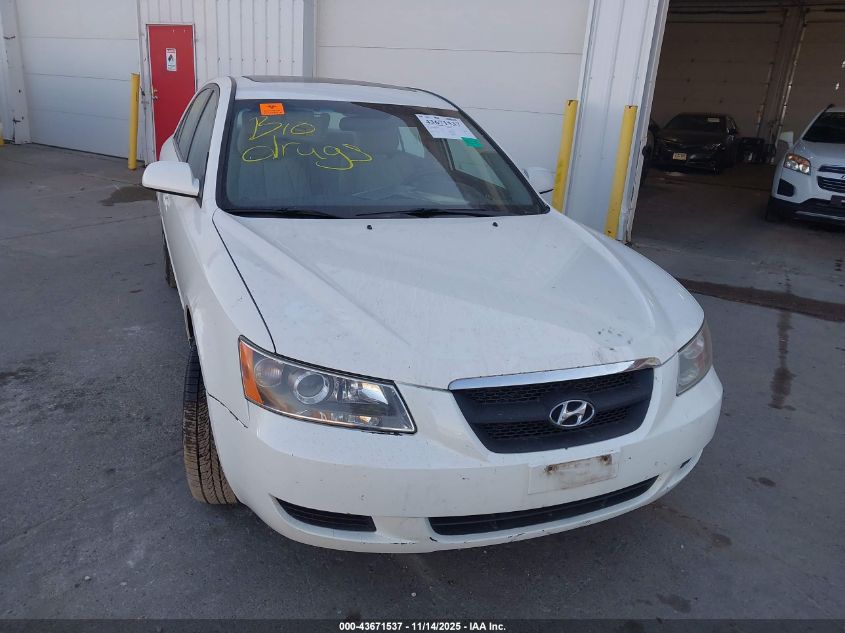 2008 Hyundai Sonata Gls VIN: 5NPET46C28H393195 Lot: 43671537