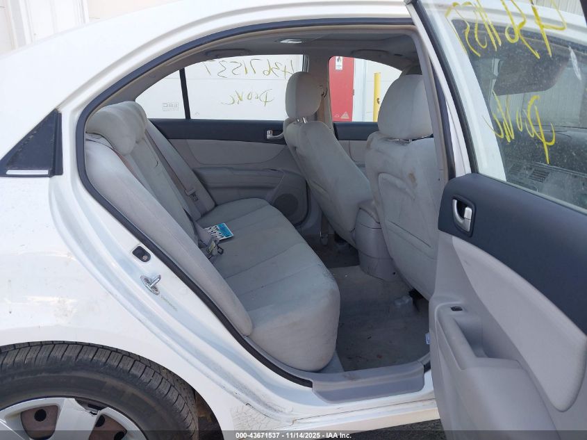 2008 Hyundai Sonata Gls VIN: 5NPET46C28H393195 Lot: 43671537