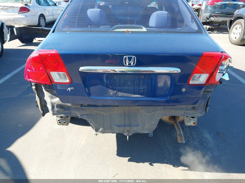 2003 Honda Civic Lx VIN: 1HGES16593L002519 Lot: 43671566