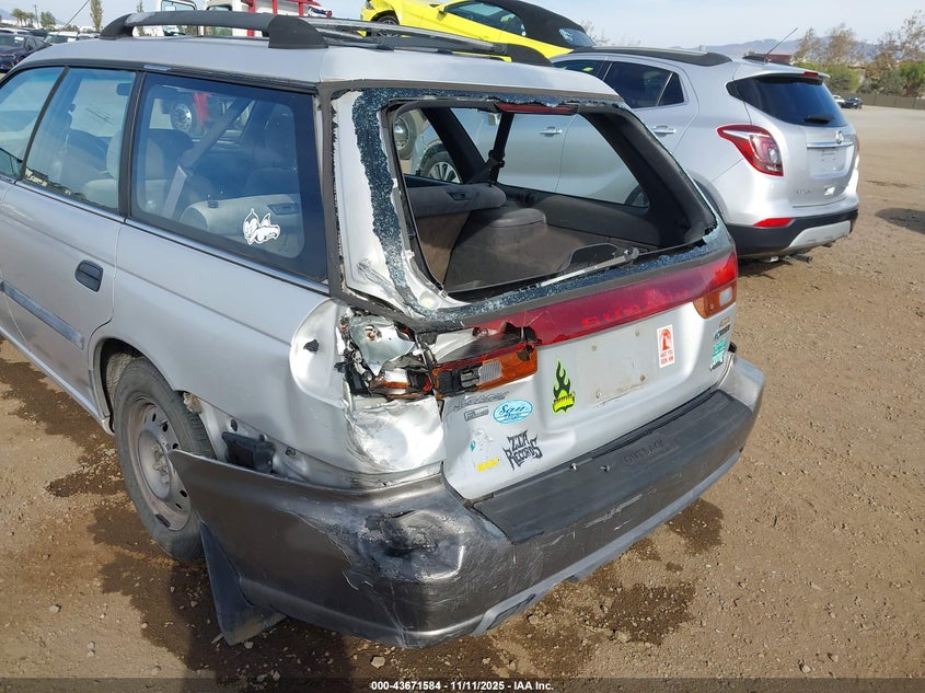 1997 Subaru Legacy L/Postal Right-Hand Drive VIN: 4S3BK4357V7318987 Lot: 43671584