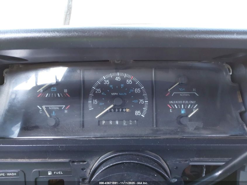 1991 Ford F150 VIN: 1FTEF15Y0MNA94575 Lot: 43671591