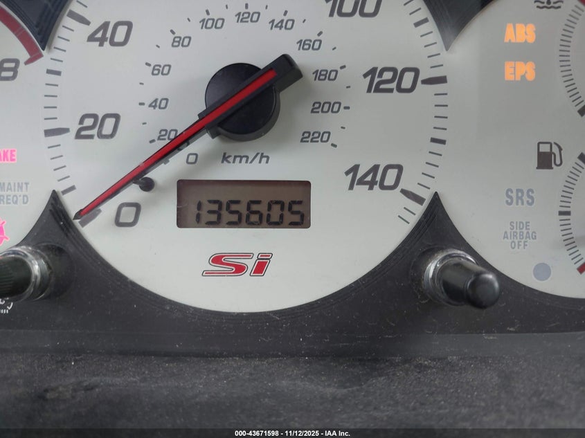 2003 Honda Civic Si VIN: SHHEP33653U404127 Lot: 43671598