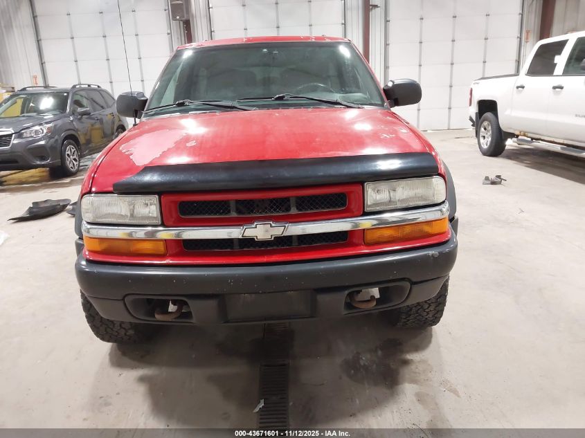2000 Chevrolet Blazer Ls VIN: 1GNCT18W0YK256231 Lot: 43671601