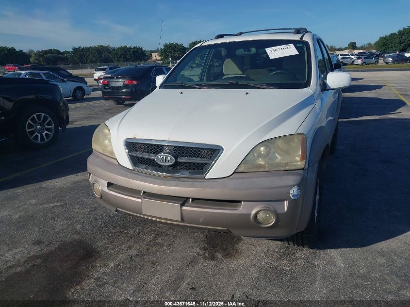 2004 Kia Sorento Ex/Lx VIN: KNDJD733145204189 Lot: 43671645