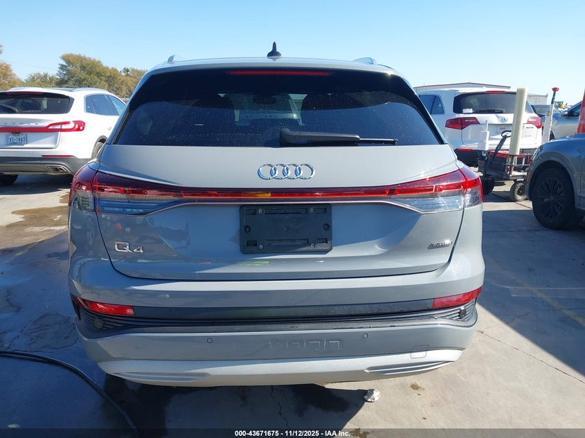 2022 Audi Q4 E-Tron Premium Plus 50 Quattro VIN: WA1H2BFZ6NP052952 Lot: 43671675