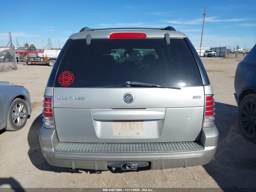 2003 Mercury Mountaineer VIN: 4M2DU86K43ZJ18625 Lot: 43671680