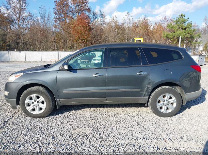 2011 Chevrolet Traverse Ls VIN: 1GNKREED8BJ350732 Lot: 43671688