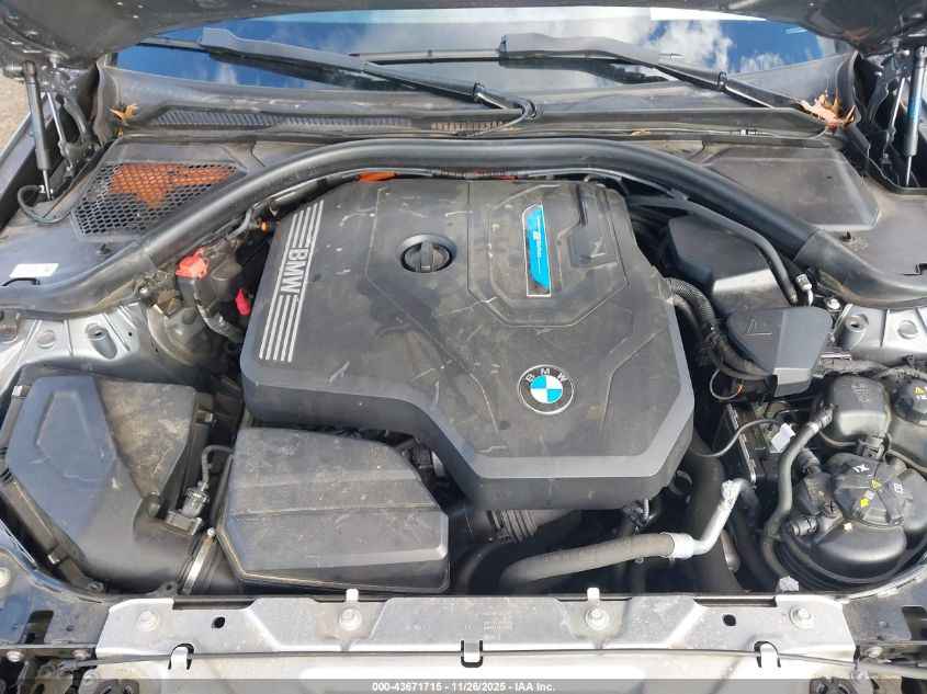 2024 BMW 330E xDrive VIN: 3MW39FS06R8E70598 Lot: 43671715