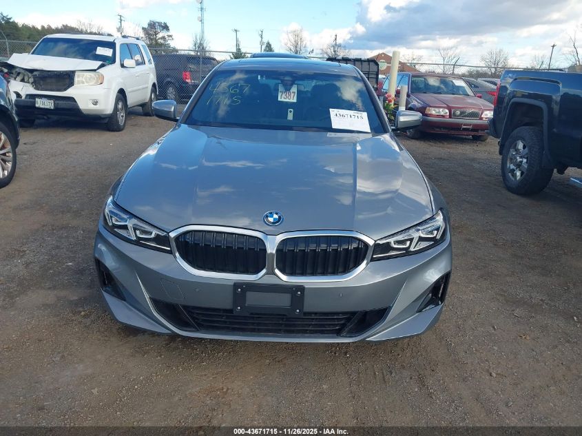 2024 BMW 330E xDrive VIN: 3MW39FS06R8E70598 Lot: 43671715